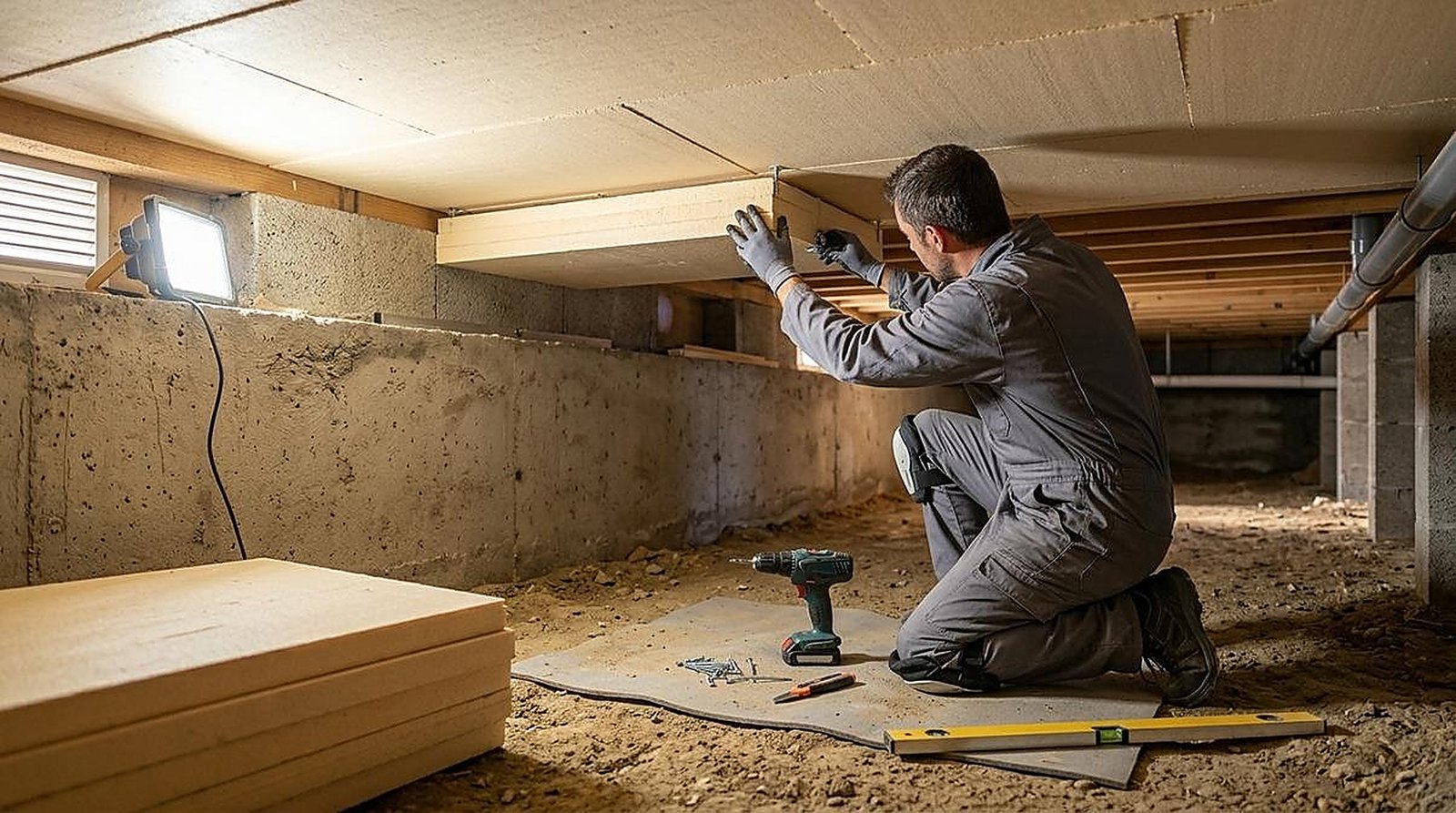 Isolation du plancher bas : l’essentiel