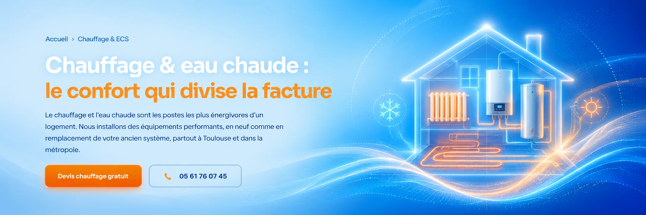 Chauffage et eau chaude performants à Toulouse par Système Énergie