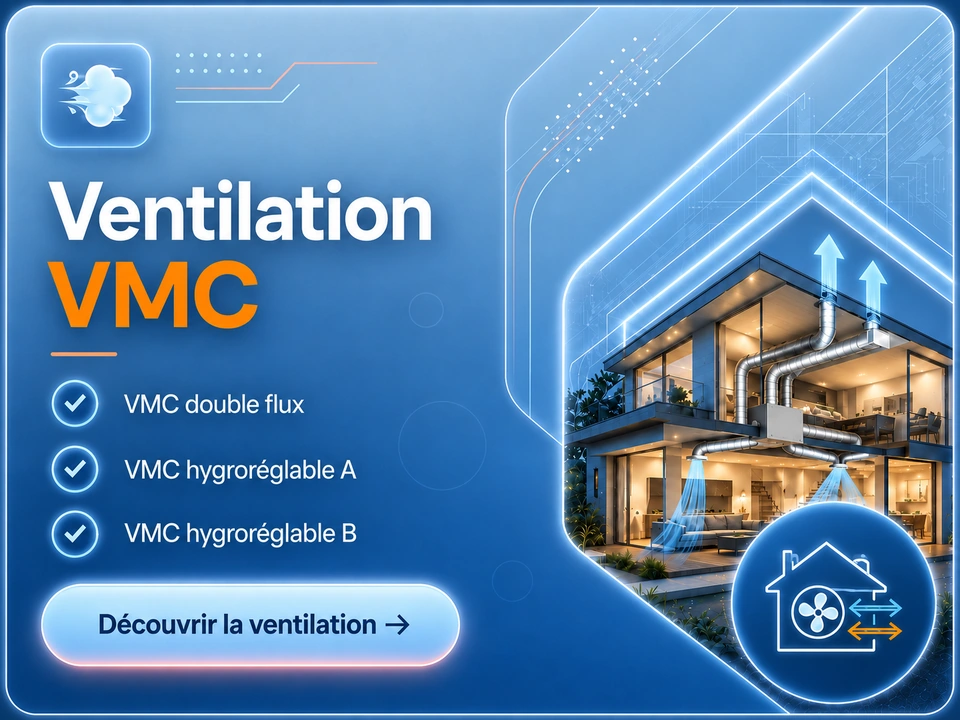 Ventilation VMC à Toulouse : double flux, hygroréglable A et hygroréglable B
